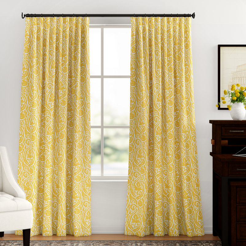 Three Posts™ Mccrory Abstract Room Darkening Thermal Rod Pocket Single